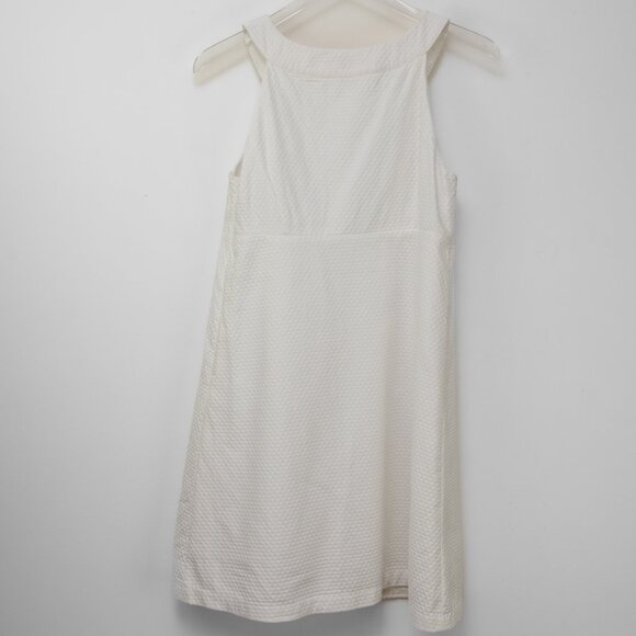 Lilly Pulitzer Jacqueline Dress Shift Mini Lace Resort White Metallic Gold 8 - Picture 2 of 6